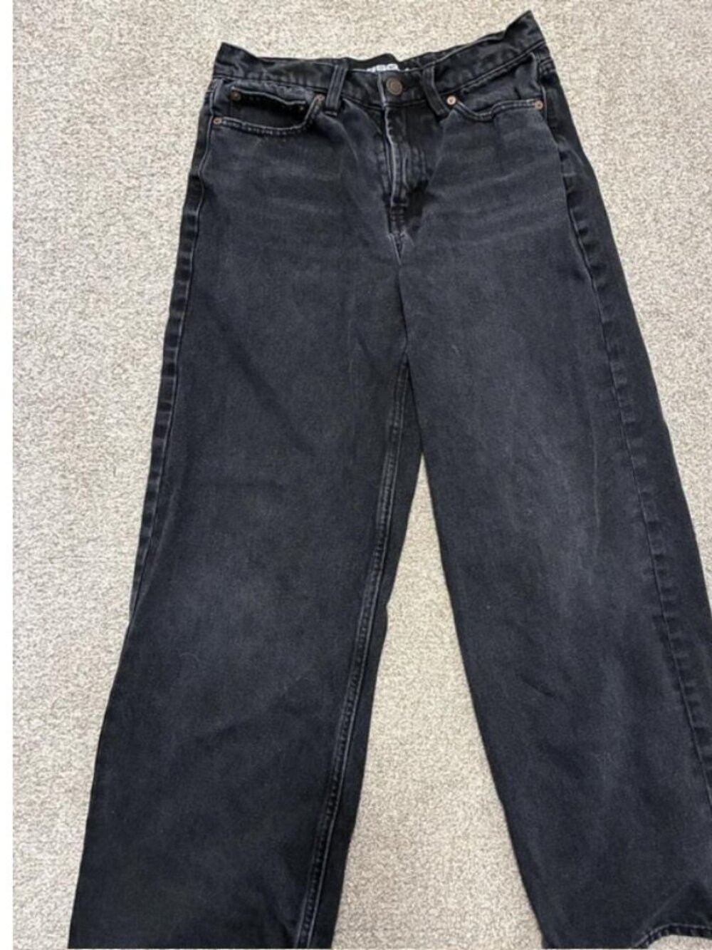 RSQ Boys Extra Baggy Black Jeans Size 16
